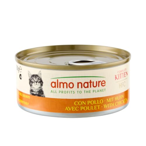 Almo Nature HFC Kitten Nassfutter Huhn 24x150g glutenfrei