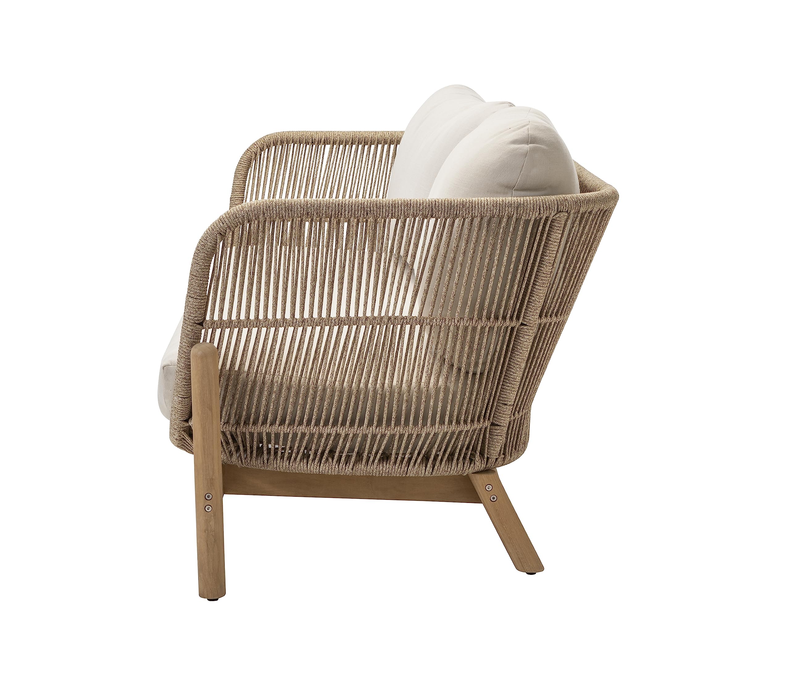 Dehner Portofino 2-Sitzer Gartensofa Teak Natur
