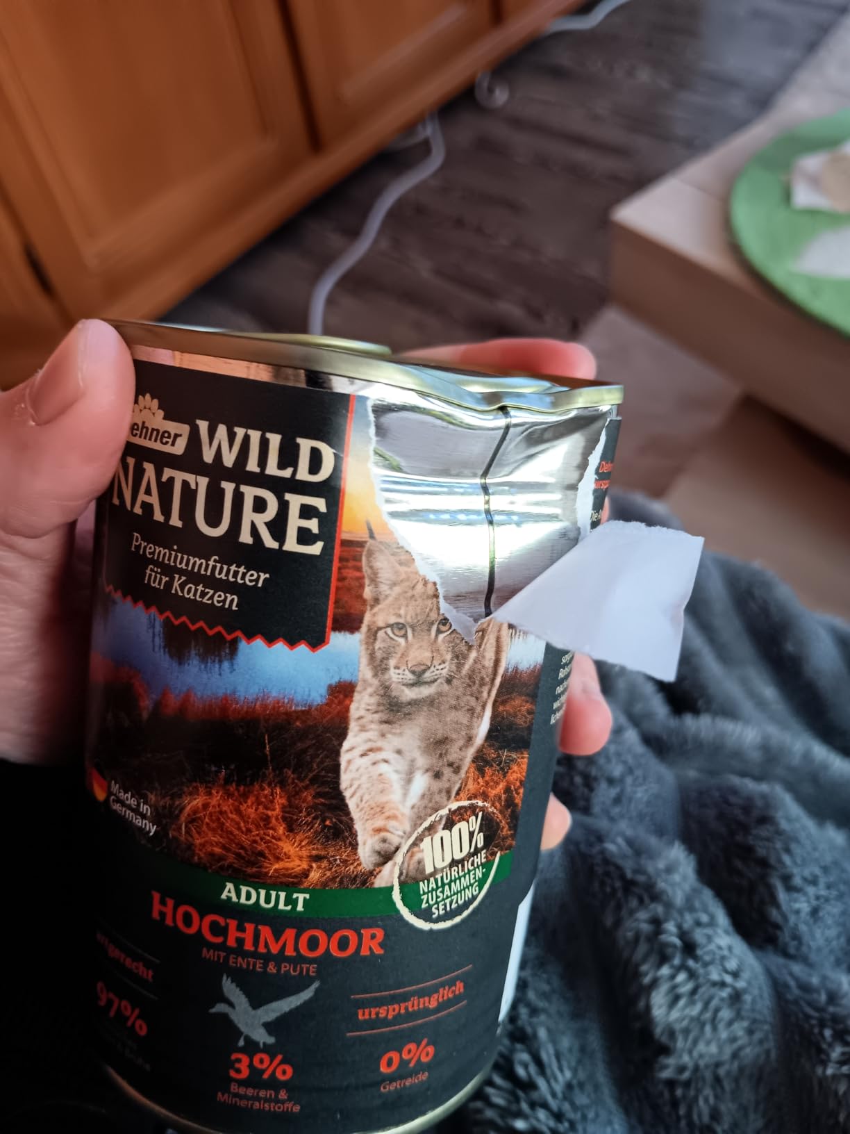 Dehner Wild Nature Probier-Set Nassfutter 8x400g getreidefrei