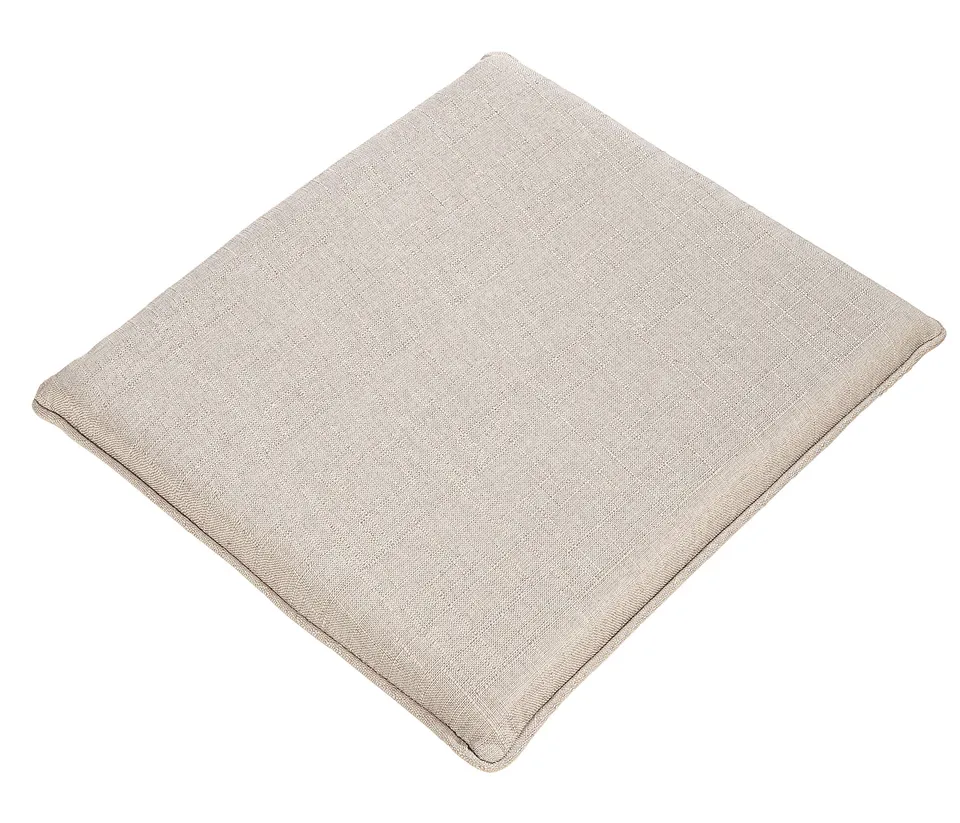 Dehner Nick Sitzkissen 45x40 beige mit Haltebändern