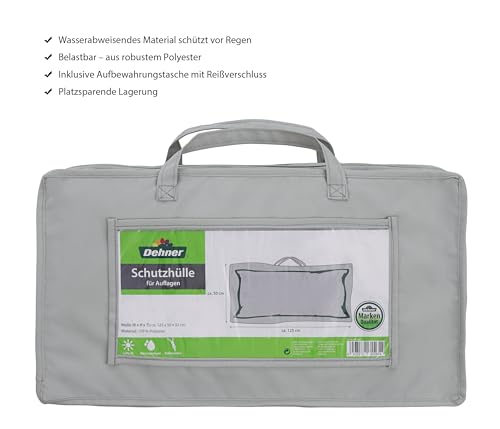 Dehner Premium Lovely Abdeckung Auflagen Kissen grau