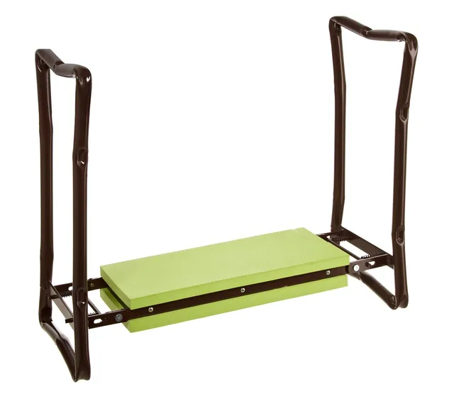 Dehner Knie- und Sitzhilfe Gartenbank grün 62,5cm klappbar