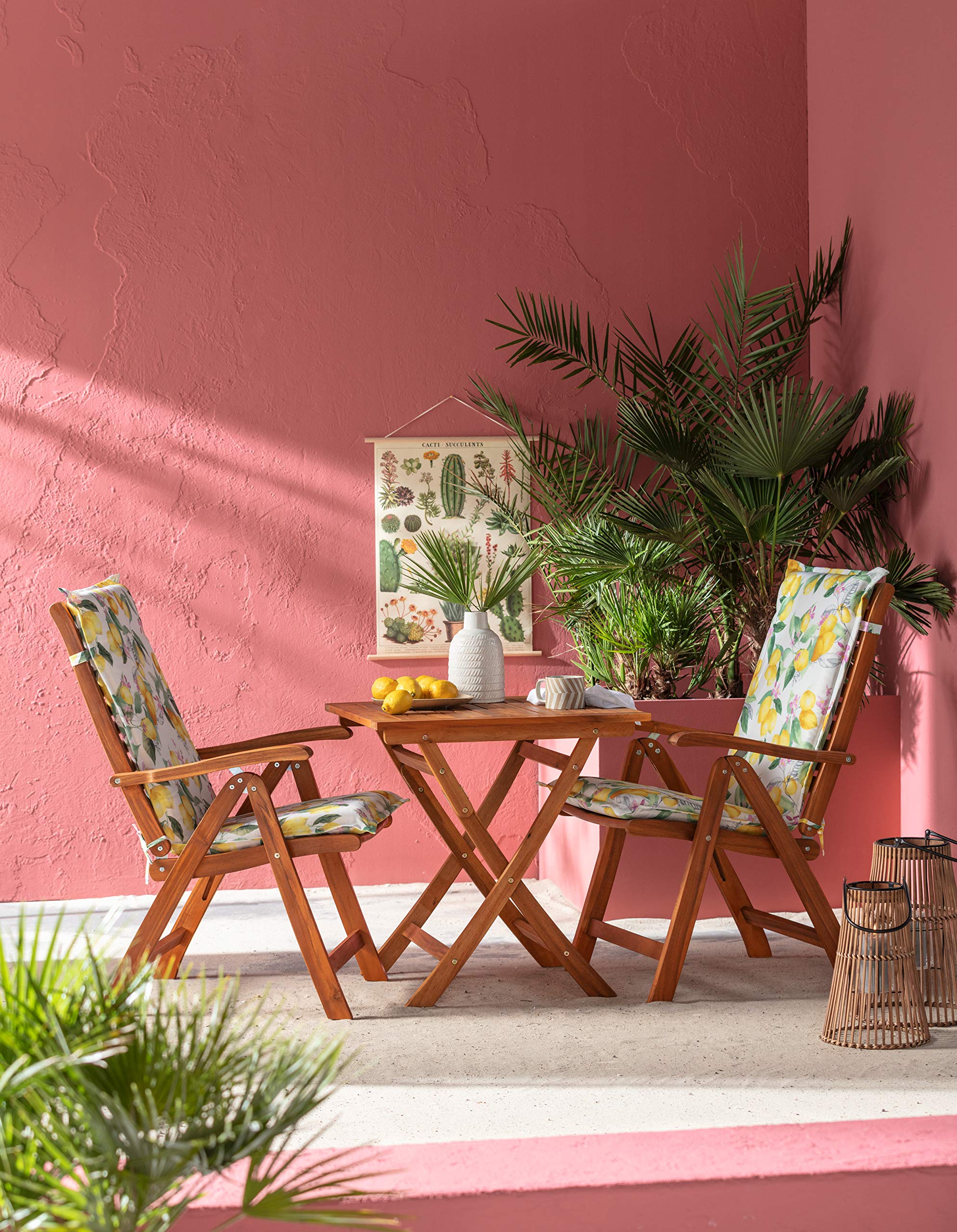Dehner Macao Klapptisch Akazie natur 70x70 cm FSC