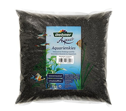 Dehner Premium Lovely Aquarienkies schwarz 2-3 mm 5 kg