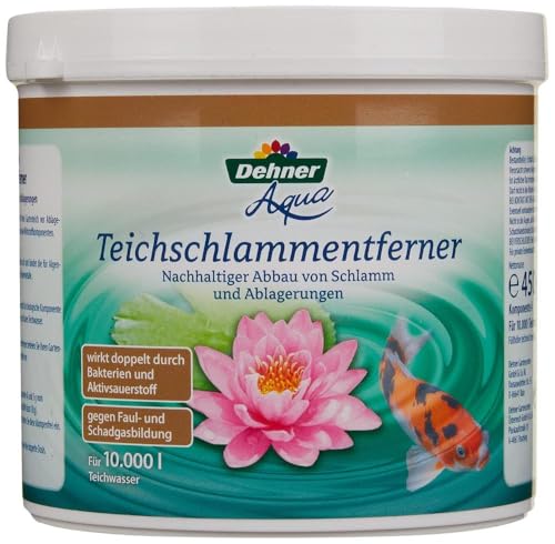 Dehner Aqua Teichschlammentferner Pulver 500 g für 10000 l