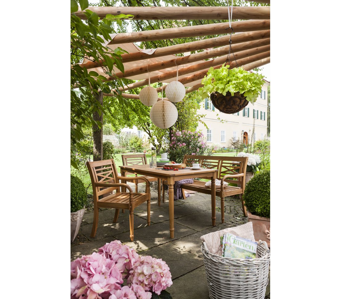 Dehner Samoa Gartentisch 140x80 Akazienholz natur