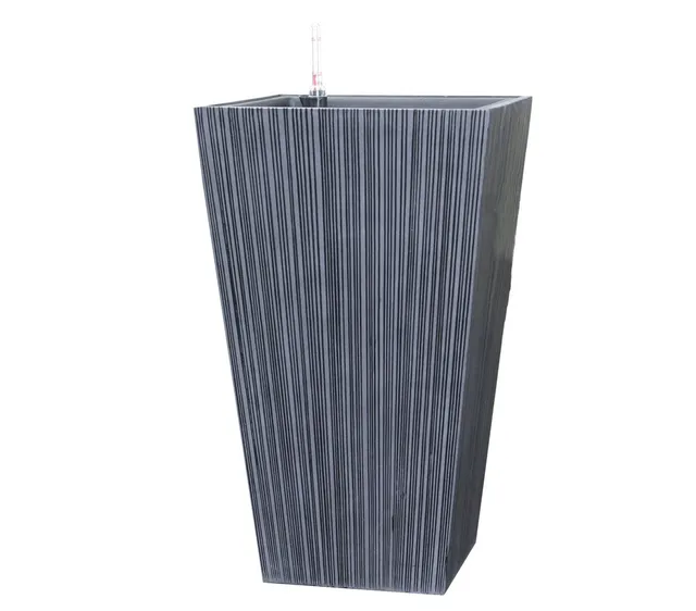 Dehner Living Pflanztopf mit Bewässerung anthrazit 52 cm