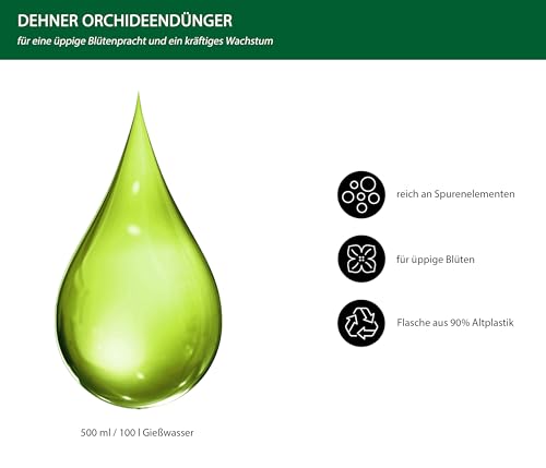 Dehner Orchideendünger Flüssigdünger 500 ml chloridarm