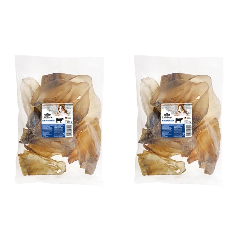 Dehner Lieblinge Rinderohren Hundesnack 660 g