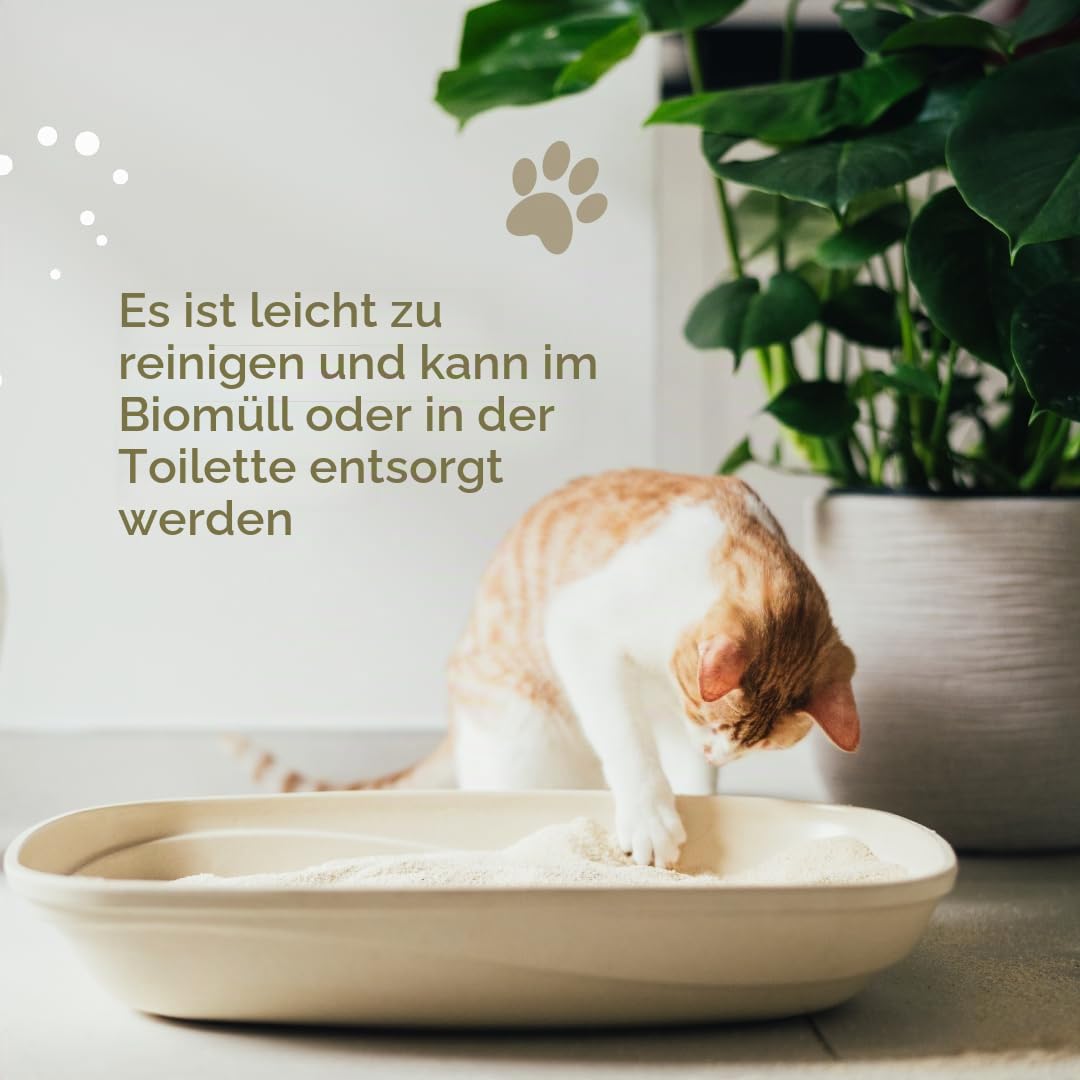 Almo Nature Grain Texture Katzenstreu 4 kg pflanzlich