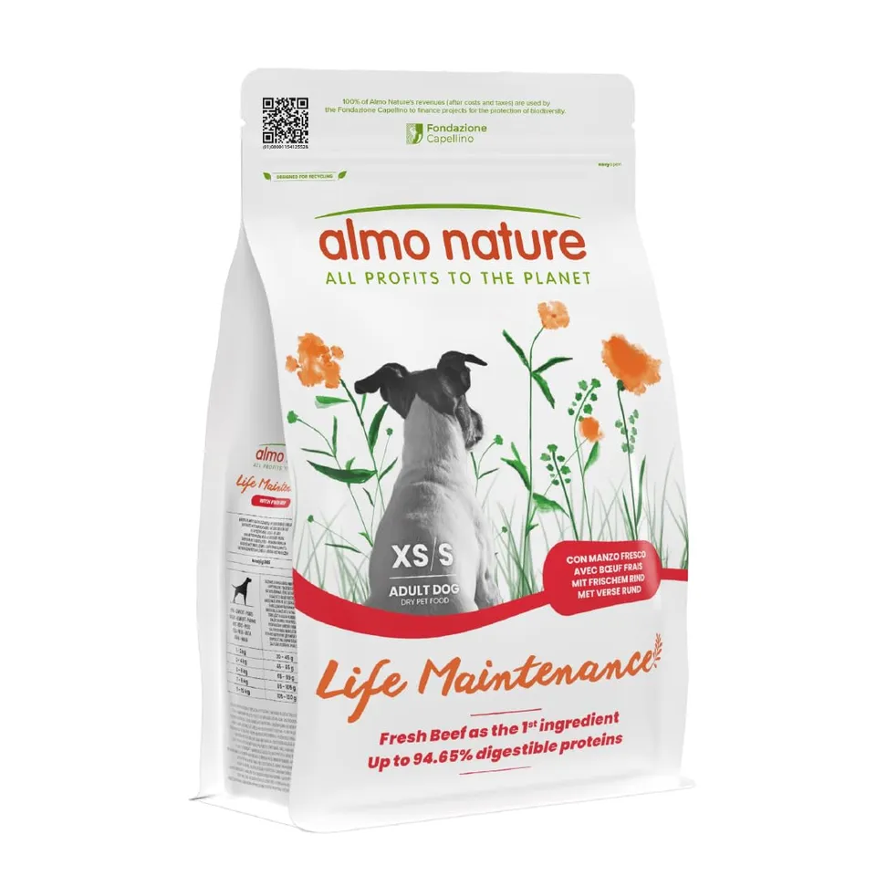 Almo Nature Life Maintenance Hundetrockenfutter 2kg Rind XS-S