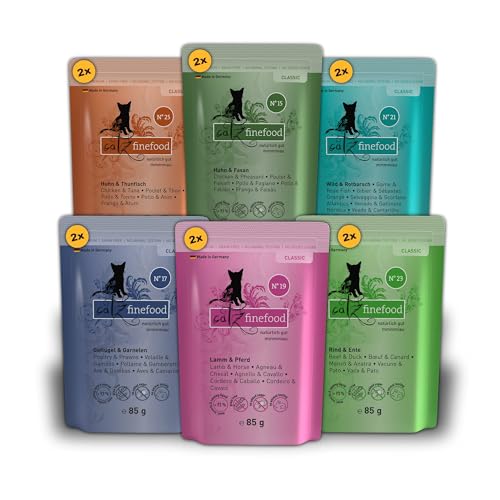 catz finefood Multipack 2 Nassfutter Mix 12x85g getreidefrei