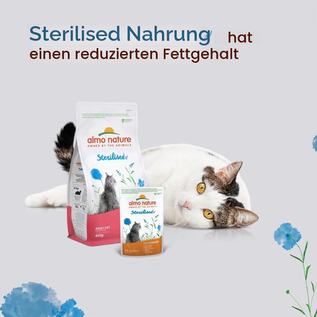 Almo Nature Functional Sterilised Nassfutter 6x70g Kabeljau