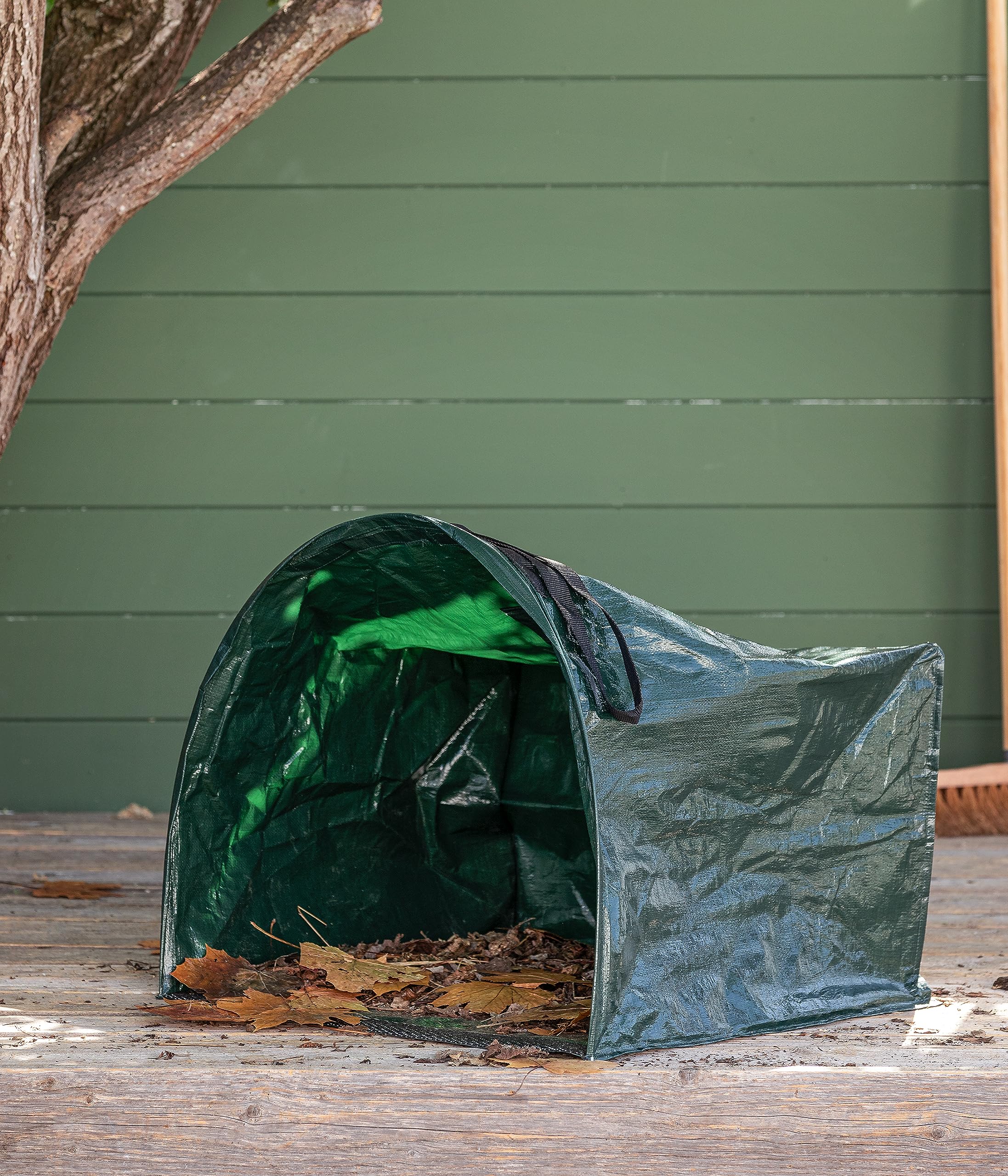 Dehner Garten Center Gartensack Pop-Up Kehrkante grün 150 l