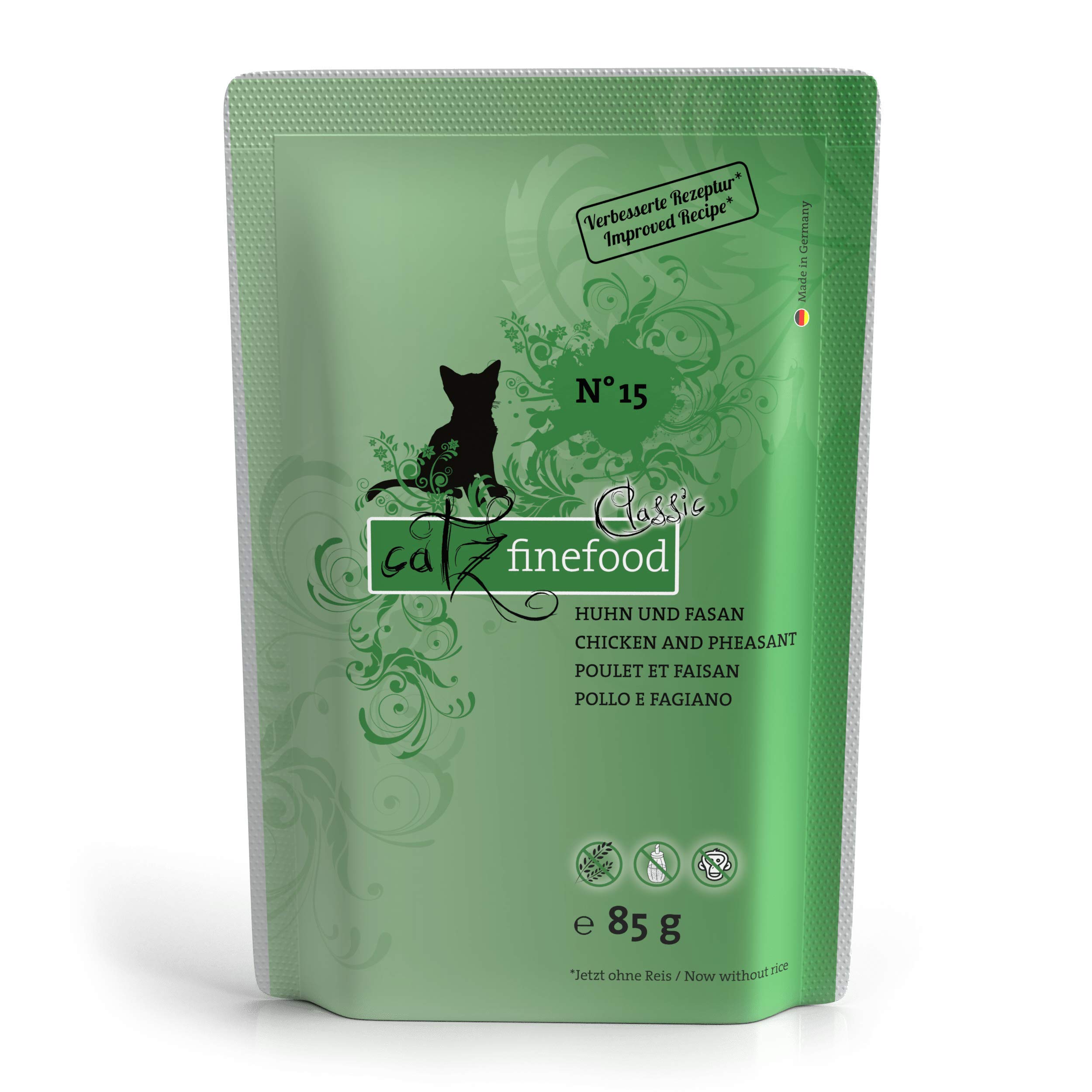 catz finefood N° 3 Geflügel Katzennassfutter 8x85g Preiselbeere