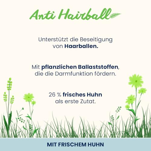 Almo Nature Anti-Hairball Trockenfutter 400g frisches Huhn
