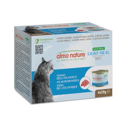 Almo Nature HFC Natural Light Meal Atlantik-Thunfisch Nassfutter 4x50g Light