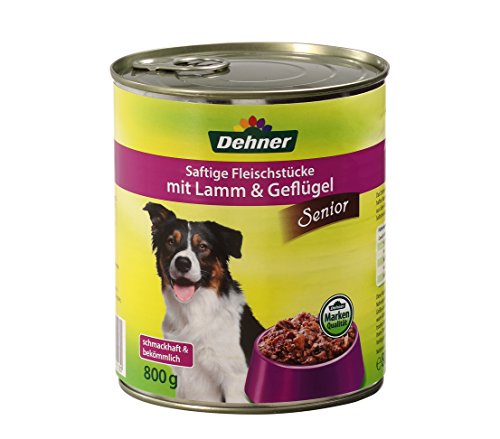 Dehner Lieblinge Senior Lamm Nassfutter Hund 6x800g
