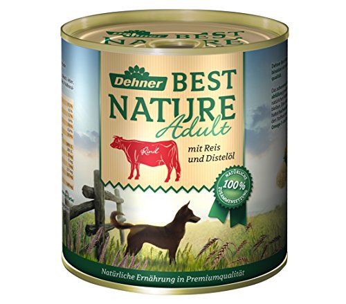Dehner Best Nature Adult Hundefutter Rind Reis 400 g getreidearm
