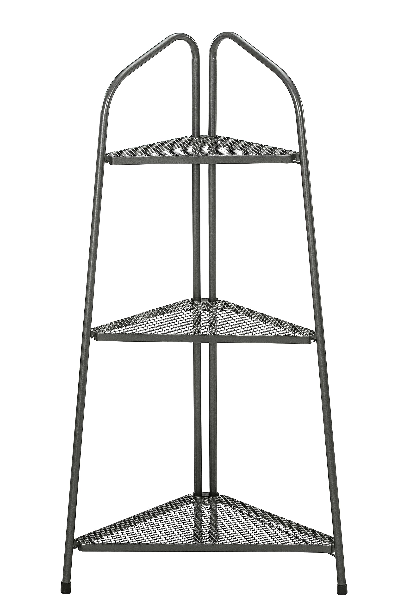 Dehner Savoy Eckregal Metall dunkelgrau 127cm
