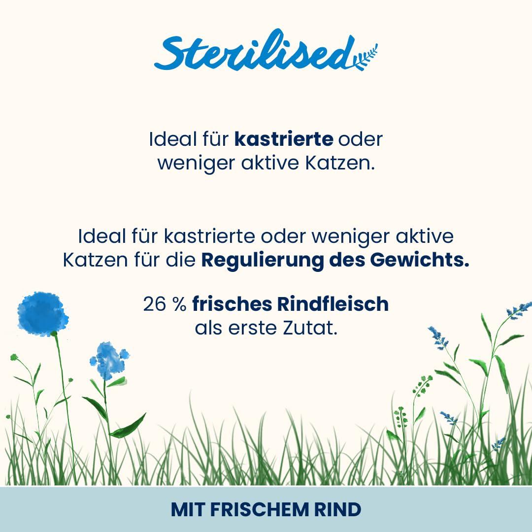 Almo Nature Sterilised Trockenfutter Rind Reis 2 kg sterilisiert