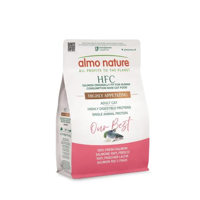 Almo Nature HFC Our Best Trockenfutter Katze Lachs 300g