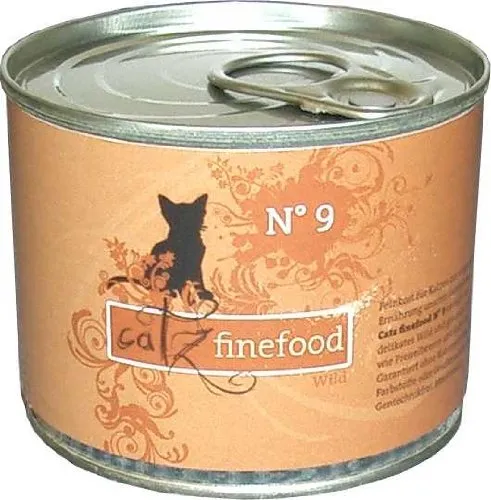 catz finefood No.9 Wild Nassfutter 6x200g aromatisch