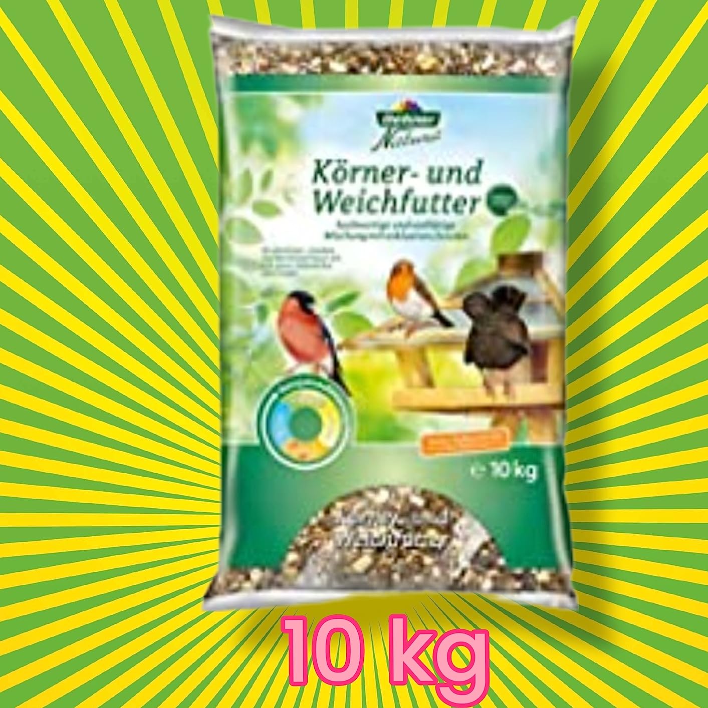 Dehner Natura Premium Wildvogelfutter 5 kg Körner