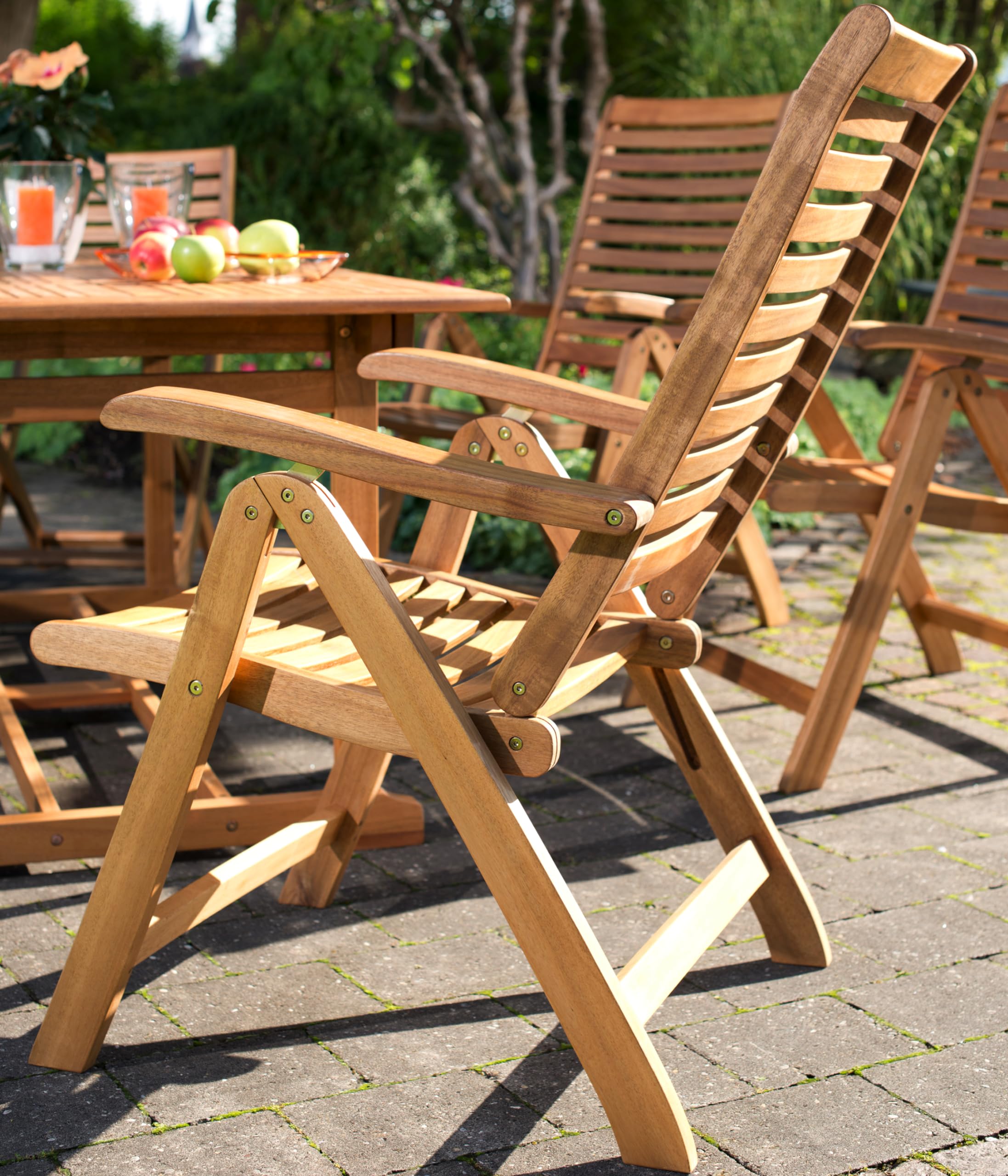 Dehner Macao Klappsessel Akazienholz natur 106x62,5x67cm