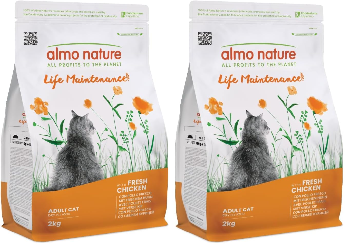 Almo Nature Life Maintenance Trockenfutter Huhn 2kg adult