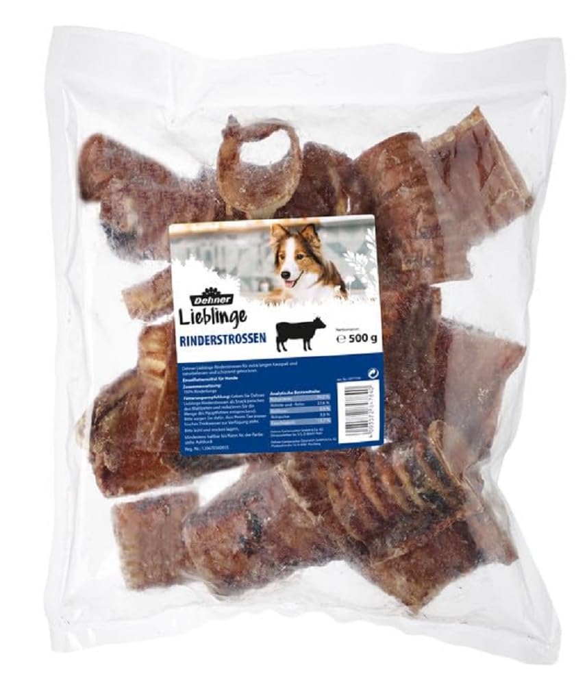 Dehner Lieblinge Hundesnack Rinderlunge 500g senior