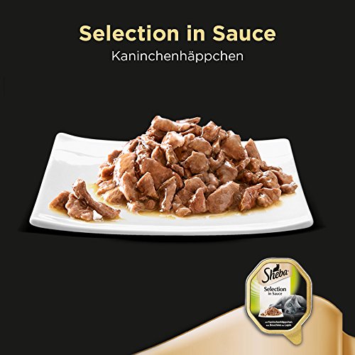 Sheba Selection Nassfutter Kaninchen Sauce 85g Schale