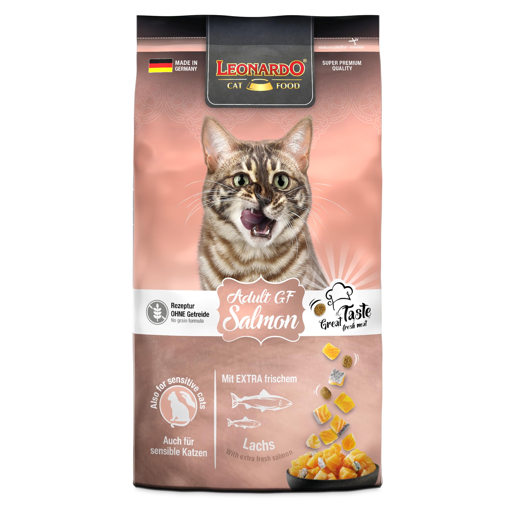 Leonardo Adult GF Trockenfutter Lachs 7,5kg getreidefrei