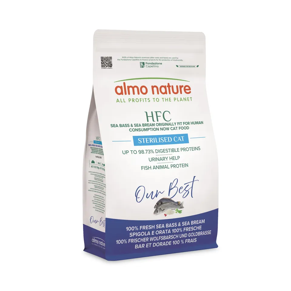 Almo Nature HFC Our Best Adult Sterilized Trockenfutter 1,2 kg Fisch