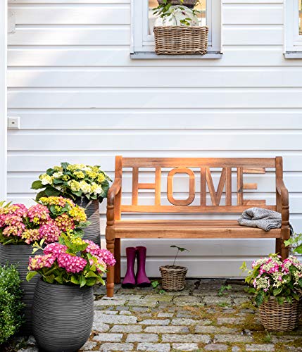 Dehner Home Gartenbank 2-Sitzer Akazienholz 120 cm natur
