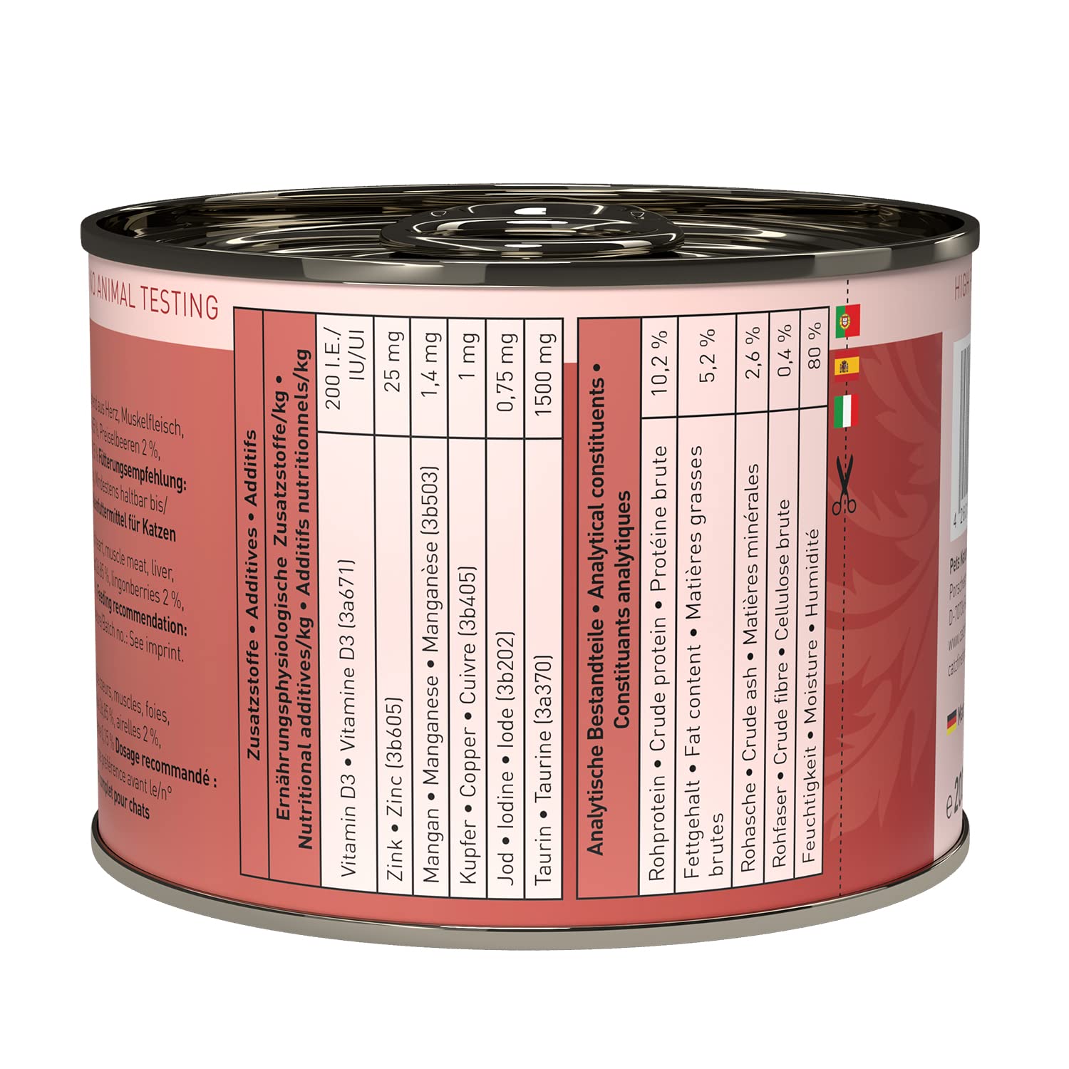 catz finefood No.3 Geflügel Nassfutter 200g getreidefrei