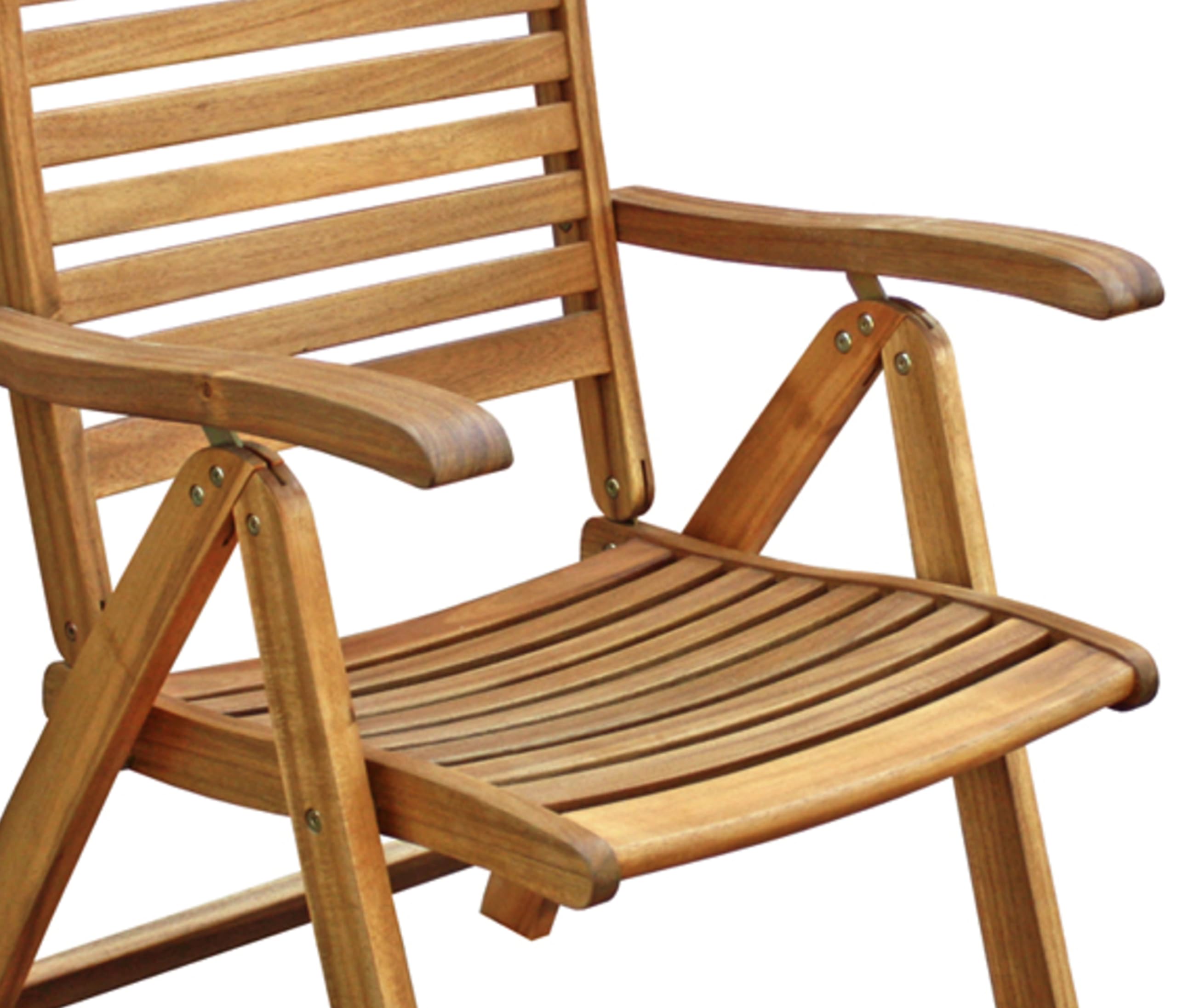 Dehner Macao Klappsessel Akazienholz natur 106x62,5x67cm