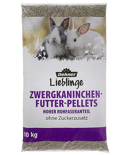Dehner Lieblinge Zwergkaninchenfutter Pellets 10 kg zuckerfrei