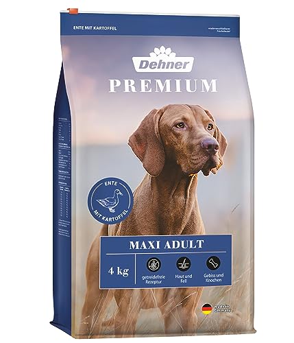 Dehner Premium Maxi Adult Trockenfutter 4kg Ente Lamm