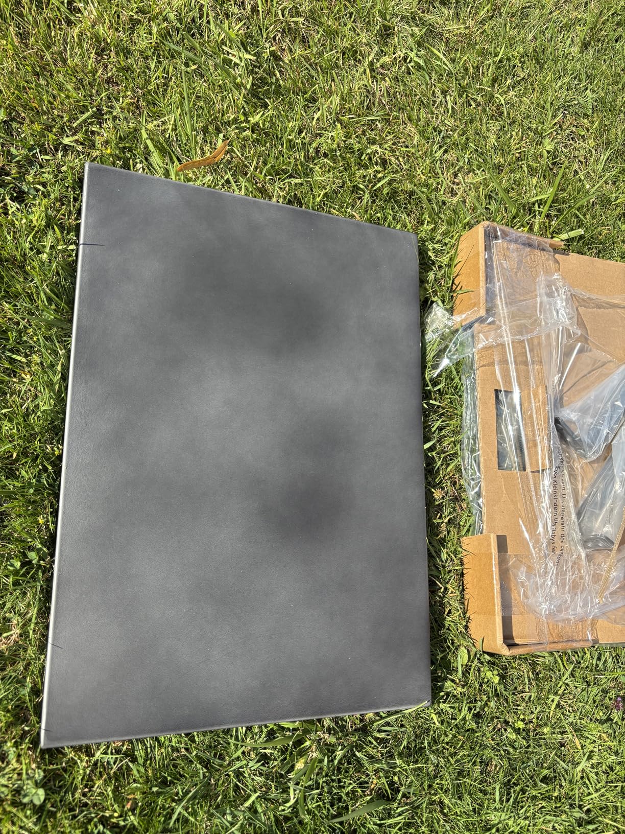 Dehner Noah Beistelltisch grau 56x43cm Beton-Optik