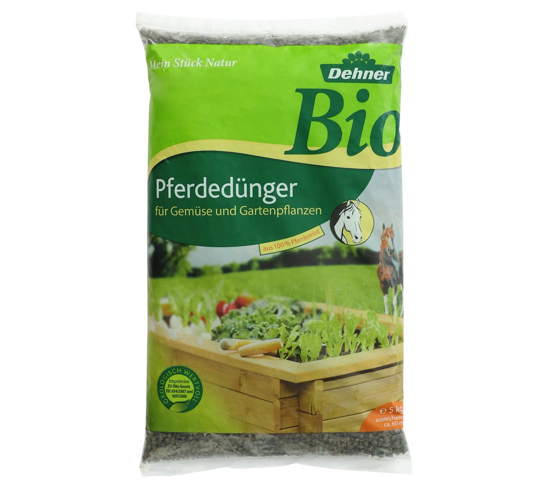 Dehner Bio Pferdedünger Pellets 5kg für 60qm organisch