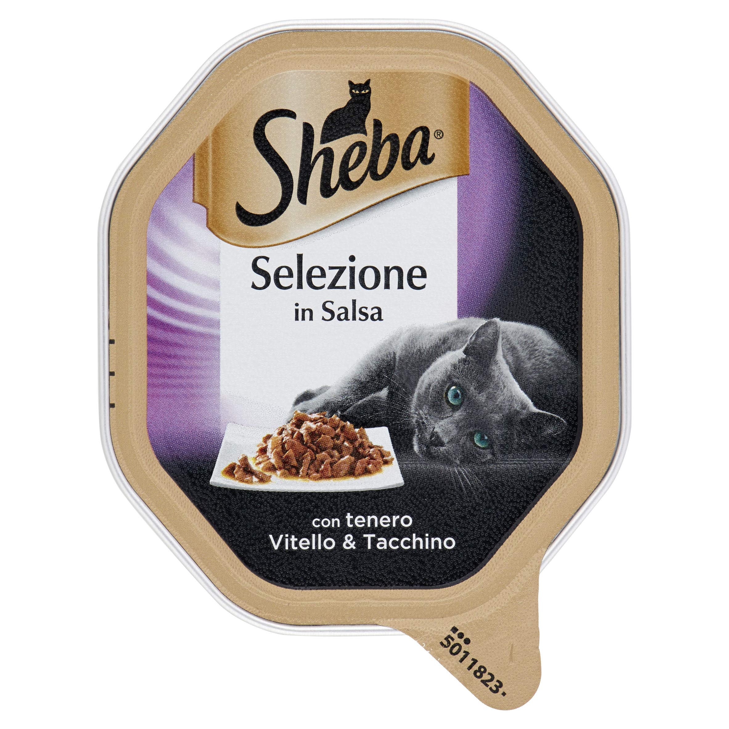 Sheba Auswahl Sauce Nassfutter Kalb Truthahn 22x85g