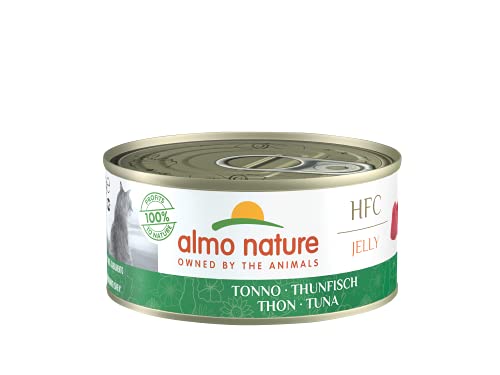 Almo Nature HFC Jelly Thunfisch Nassfutter 24x150g Monoprotein