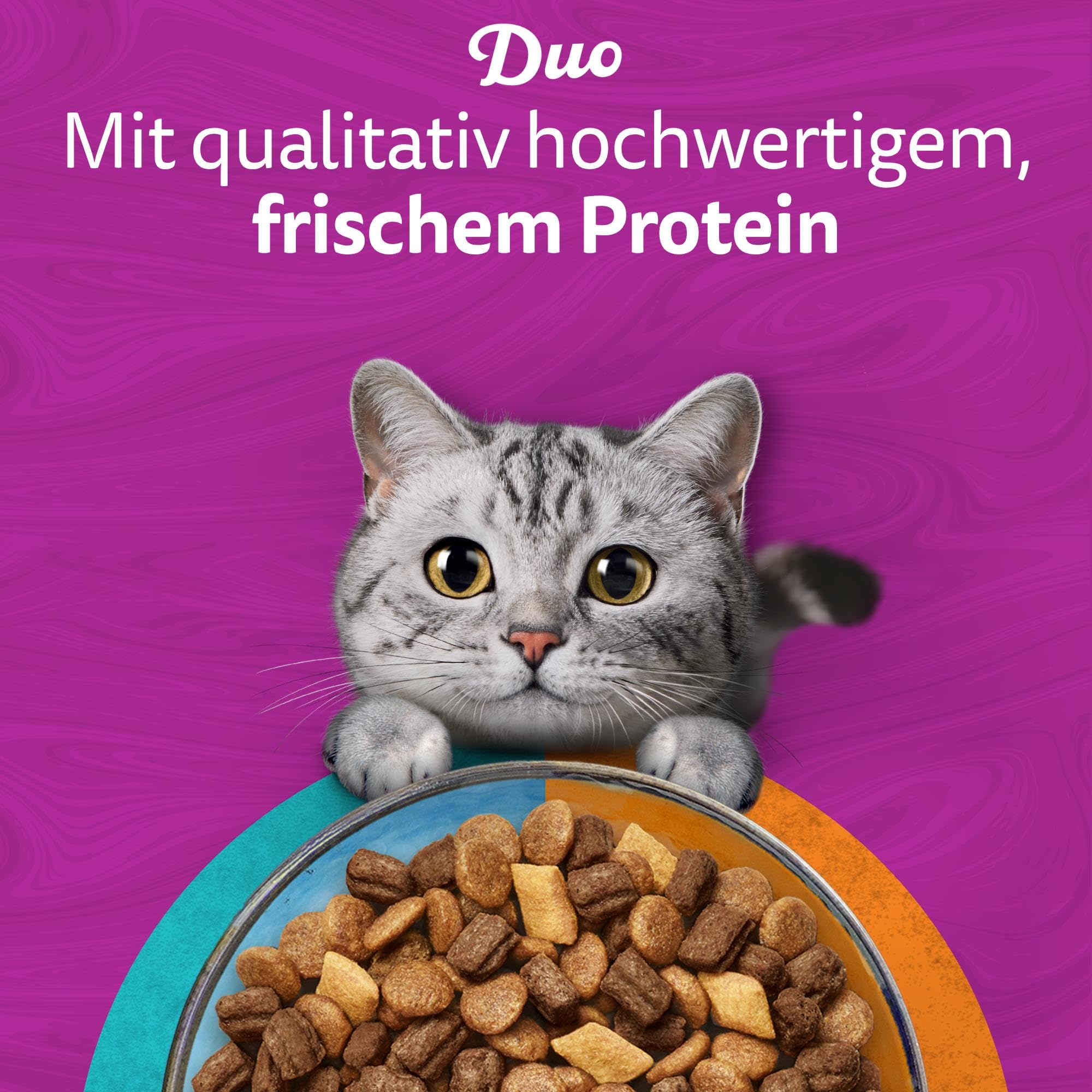 Whiskas Duo Trockenfutter Surf & Turf 6x1,9kg Huhn Fisch