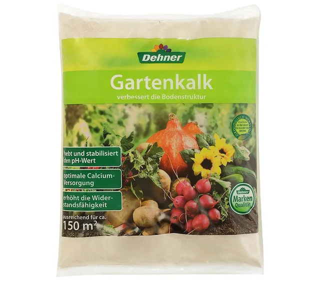 Dehner Gartenkalk 15kg für 150qm gekörnt