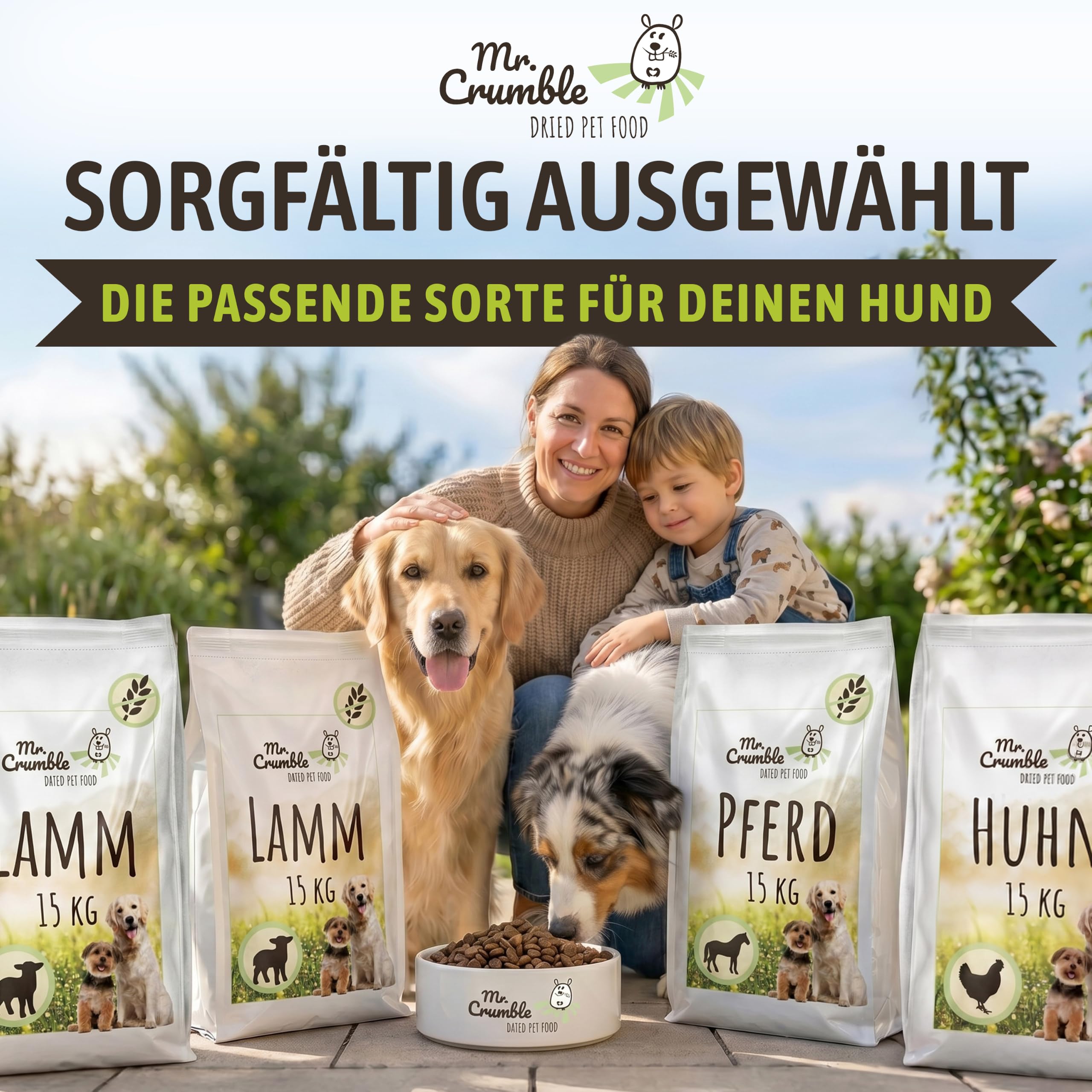 Mr. Crumble Huhn Adult Trockenfutter 15kg getreidefrei