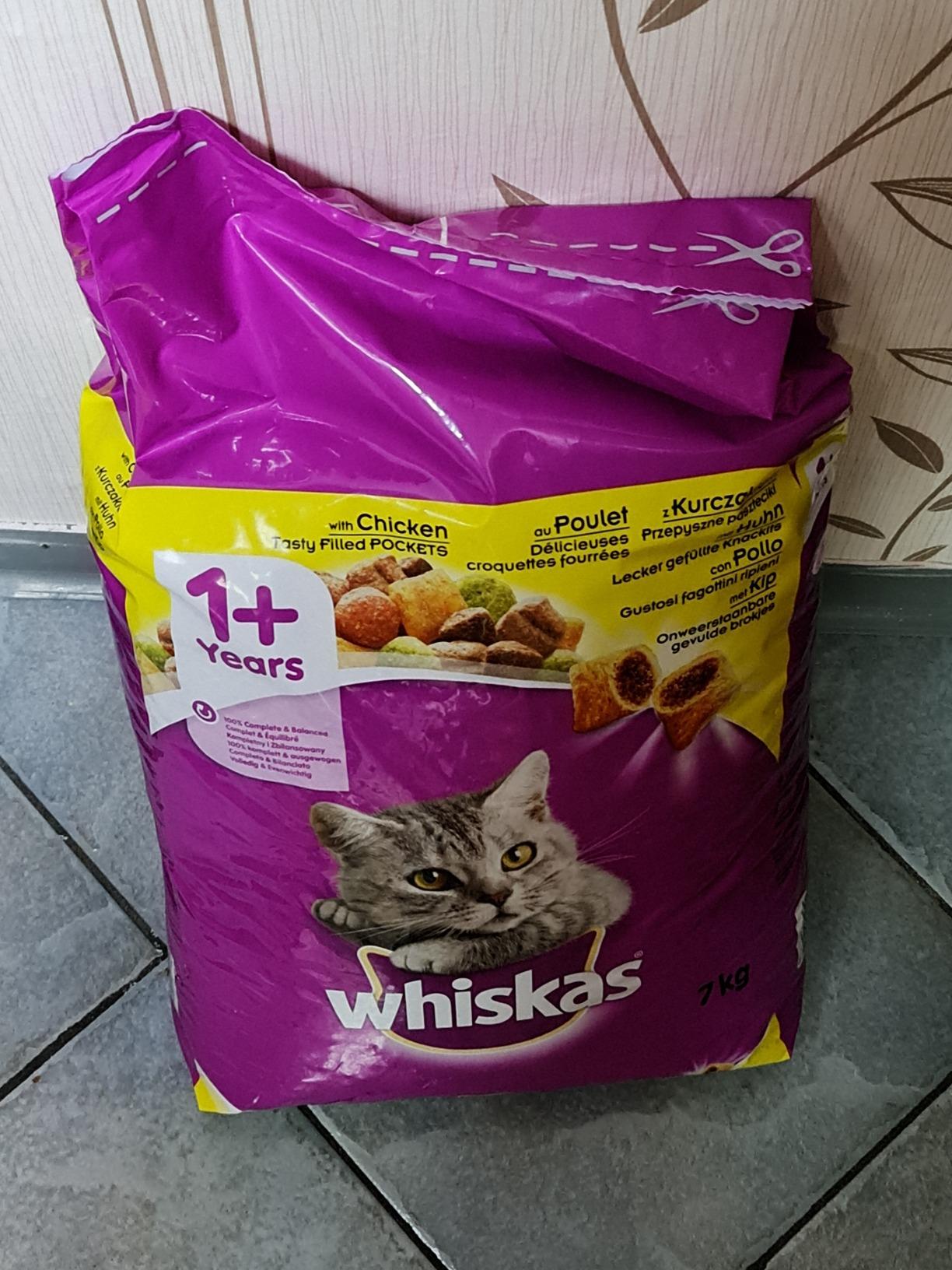 Whiskas Classic 1+ Trockenfutter Huhn 7 kg knusprig