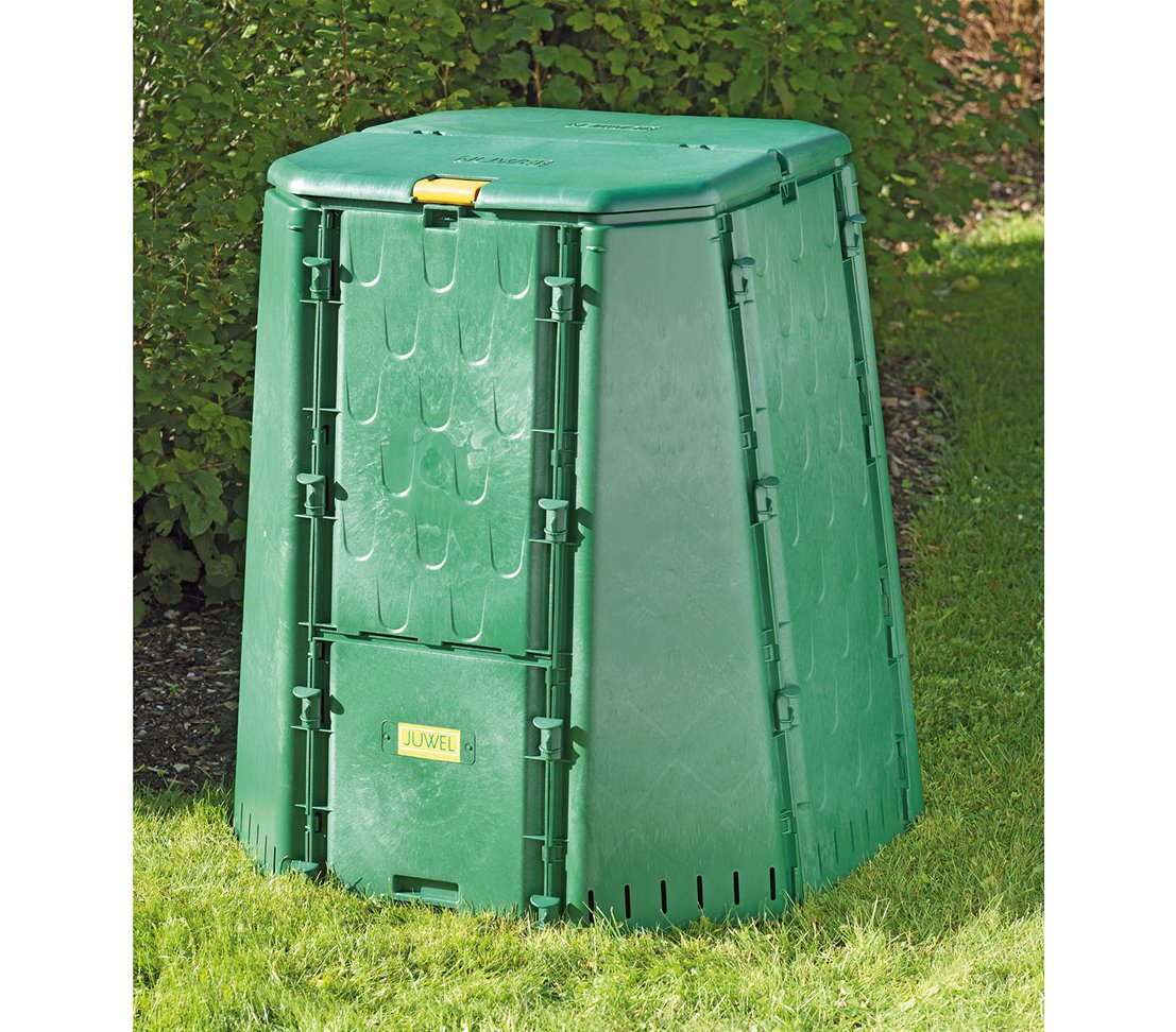 Dehner Thermokomposter Grün 700 l Recyclingkunststoff