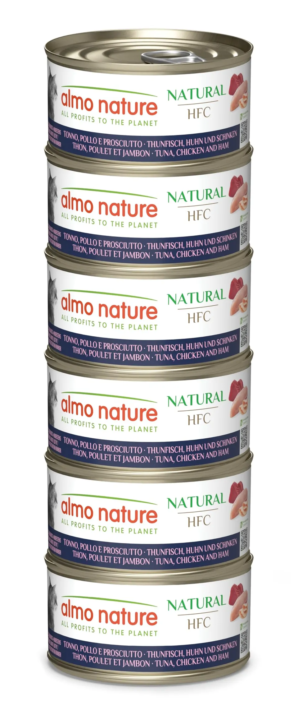 Almo Nature HFC Natural Nassfutter 6x70g Thunfisch