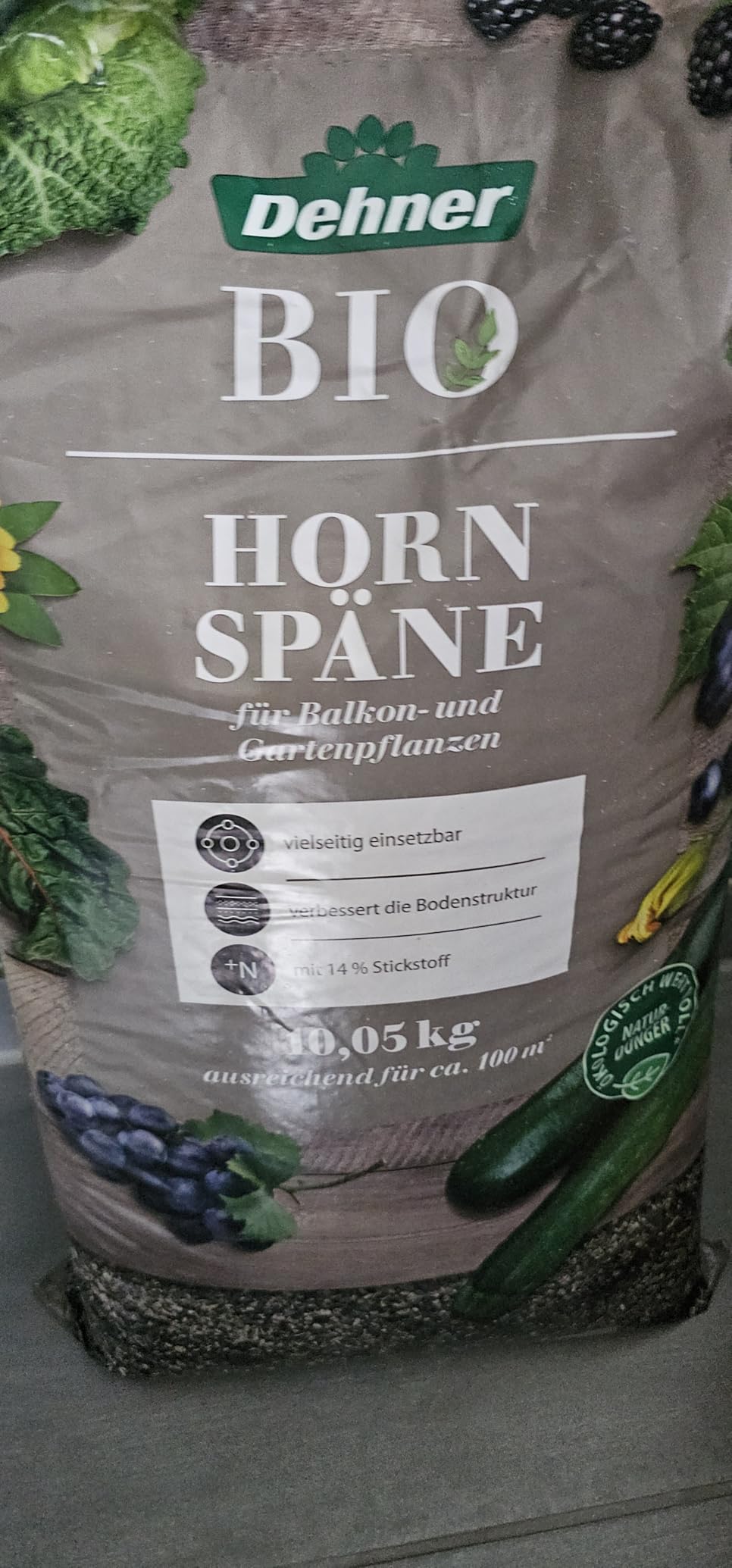 Dehner Bio Hornspäne Dünger 2,5kg stickstoffreich
